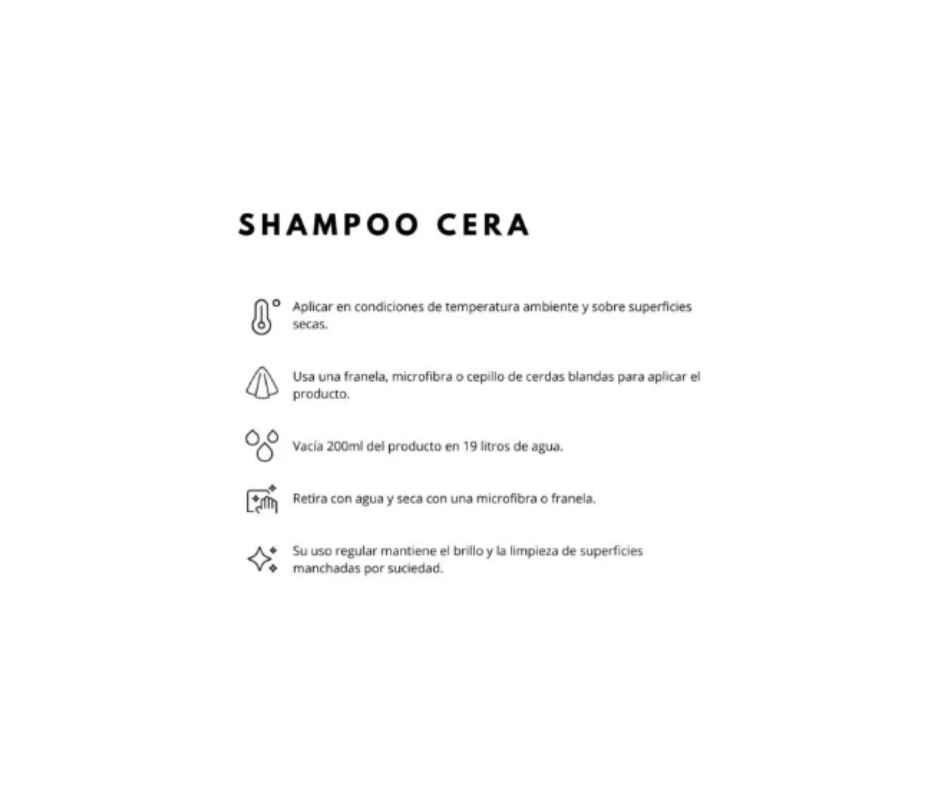 SHAMPOO CERA