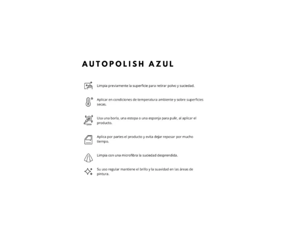 AUTOPOLISH AZUL