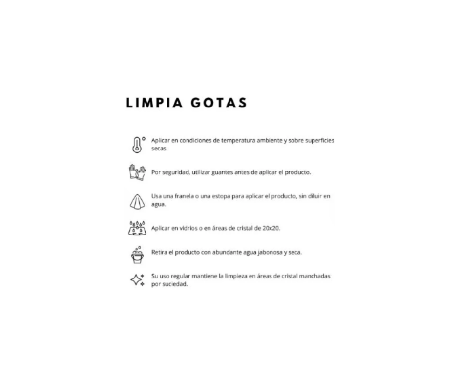 LIMPIA GOTAS