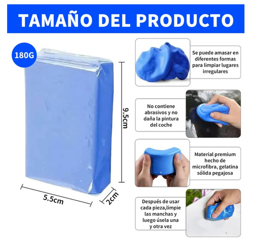 Arcilla Descontaminante - Pintura y Cristales