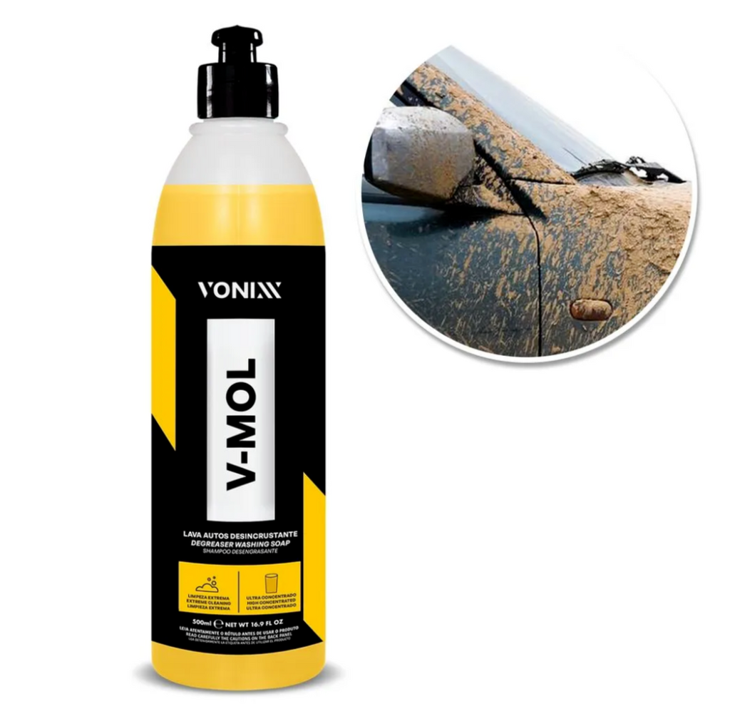 V MOL – Shampoo Desincrustante de lodo o barro